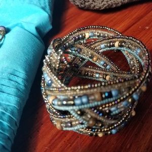 Turquoise Mutli-Colored Bracelet Cuff Band
